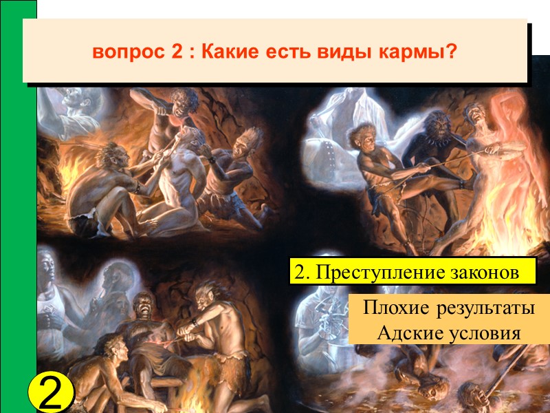 2 Плохие результаты Адские условия 2. Преступление законов вопрос 2 : Какие есть виды